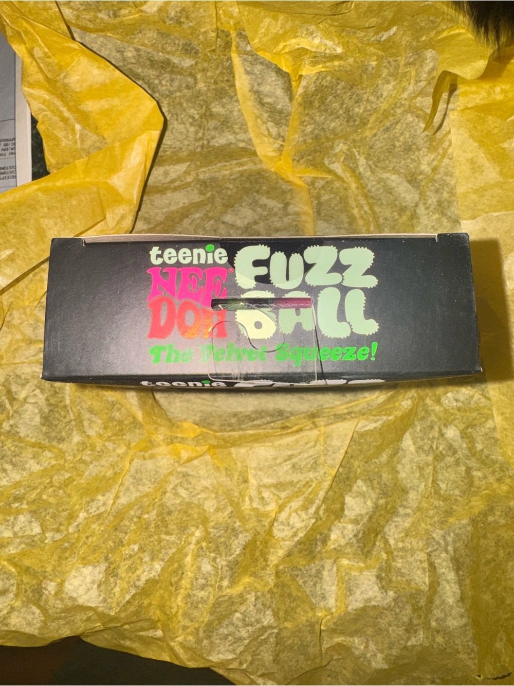 teenie NEE DOH Fuzz Ball Toy Set - Green, Pink, Purple, Orange - Picture 2 of 2